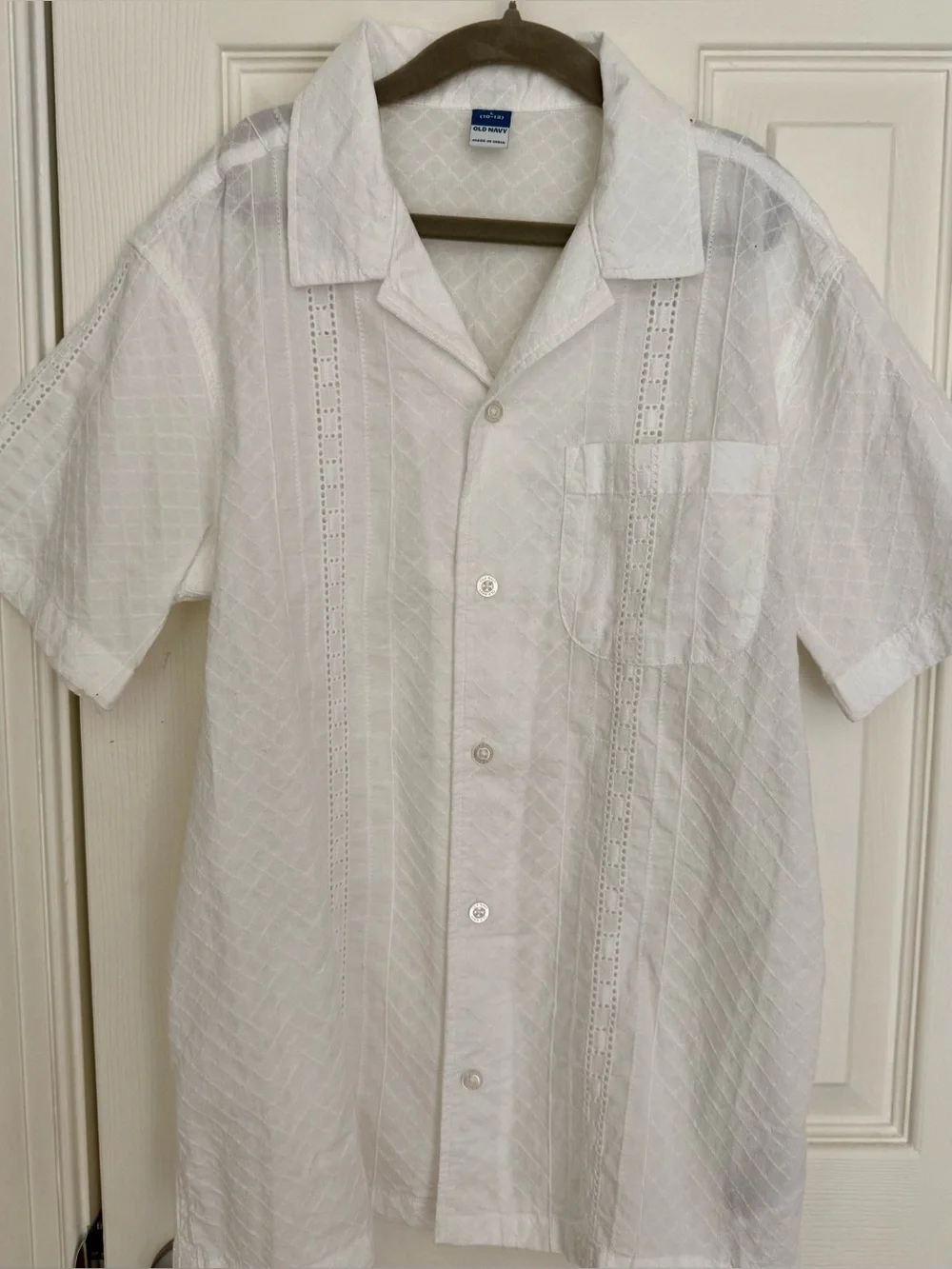 Boys Old Navy collared/button down shirts (3 total) Size 10-12